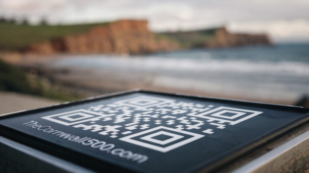 The Cornwall 500 overlooking a beach